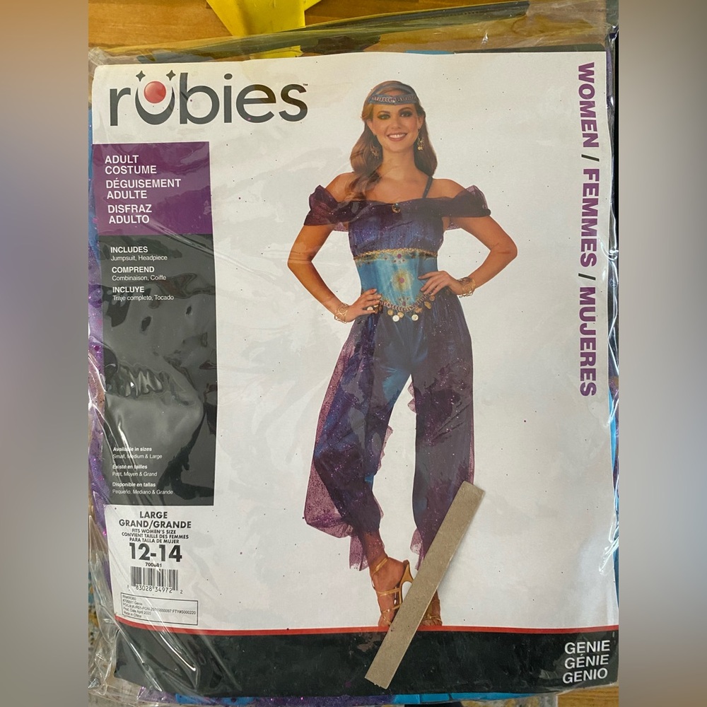 Rubie's Enchanting Purple Genie Jumpsuit